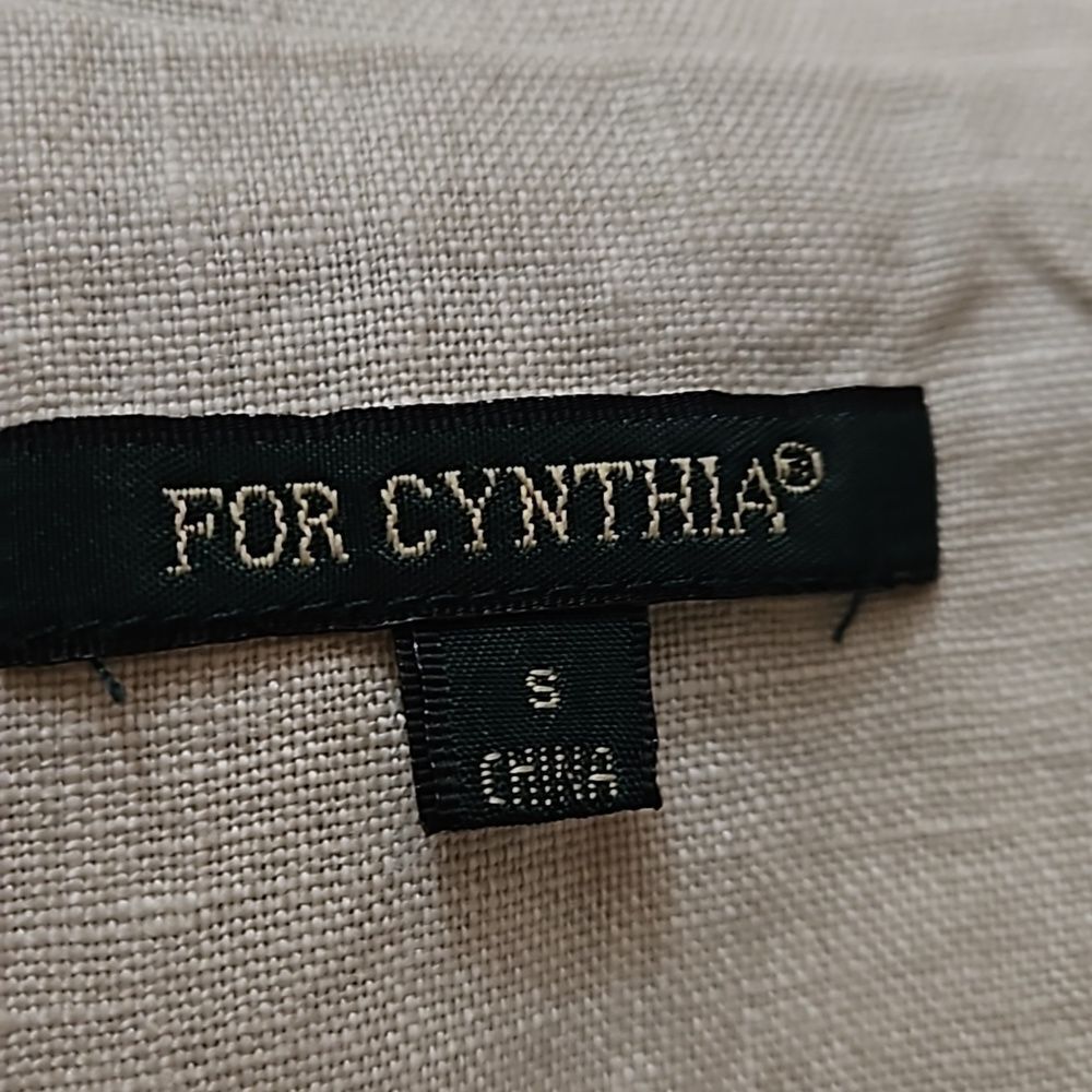 For Cynthia 100% Linen Blazer Fully Lined Classic Small - Picture 8 of 12